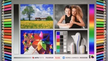 Testbild Foto von der Leinwand