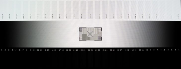 Graustufendarstellung vom IPS-Panel des Acer XB273U NV