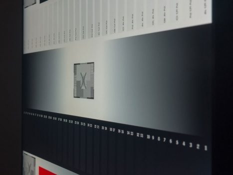 Seitliche Graustufendarstellung des IPS-Panels