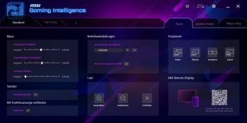 Gaming-OSD-Software steuert das komplette Display