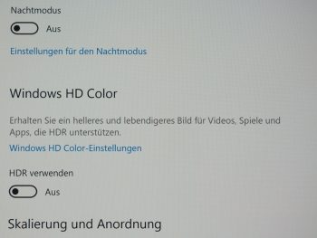 Textwiedergabe native Auflösung