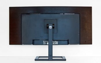 Philips 346E2CUAE höchste Stellung von hinten