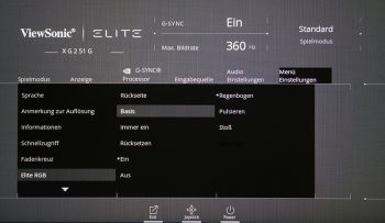 OSD Elite RGB: Steuerung der RGB-LED-Beleuchtung