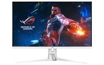 ASUS PG329Q: Gaming-Display kommt in weißer Ausführung ASUS ROG Swift PG329Q-W (Bild: ASUS)
