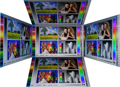 Horizontale und vertikale Blickwinkel des IPS-Panles vom EIZO EV2485