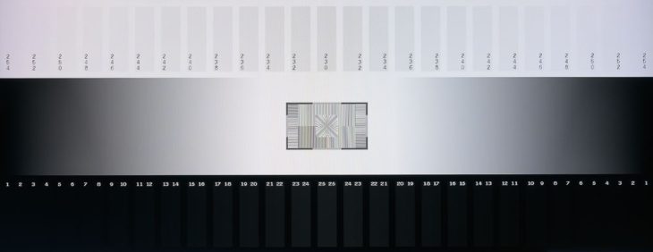 Graustufendarstellung vom IPS-Panel des EIZO EV2485