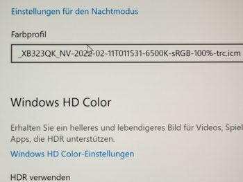 Textwiedergabe native Auflösung