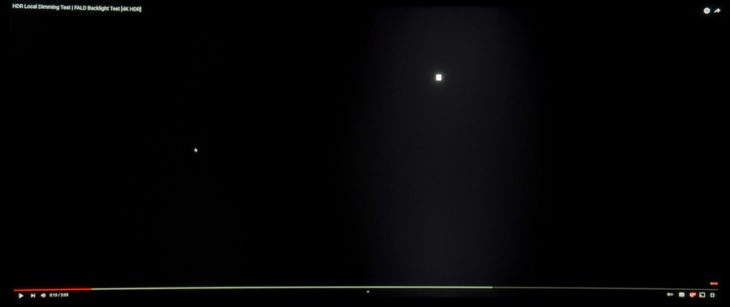 Variable Backlight schneidet die Hintergrundbeleuchtung in vertikale Streifen