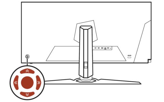 Funktionsschema der Navi-Key-Taste (Screenshot: MSI-Handbuch)