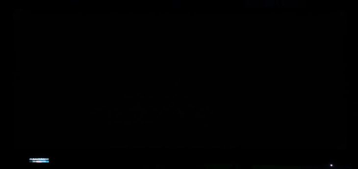 Schwarzbild bei aktiviertem „Variable Backlight“ und fünffach verlängerter Belichtungszeit
