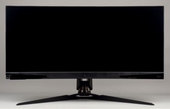 MSI Optix MEG381CQR Plus in der höchsten Stellung von vorn