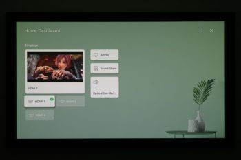 Home Dashboard mit AirPlay und Sound Share