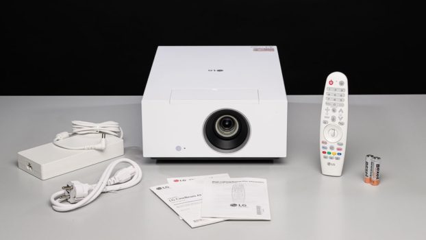 Lieferumfang des LG HU710PW Beamers