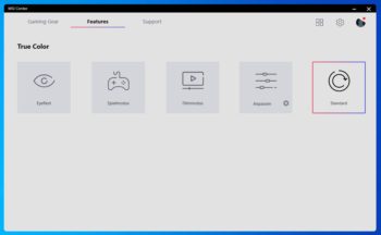 Software „MSI Gaming OSD“ steuert das komplette Gerät