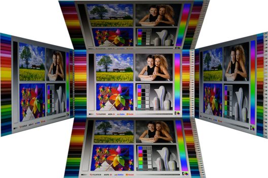 Horizontale und vertikale Blickwinkel des IPS-Panels vom Eizo EV2490