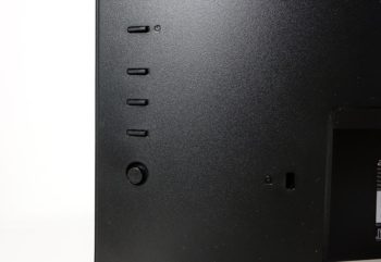 Mit einem 5-Wege-Joystick und drei Tasten erfolgt die Bedienung des Acer CB273U