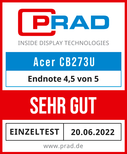 Acer CB273U Testlogo