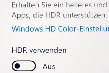 Textwiedergabe bei nativer Auflösung