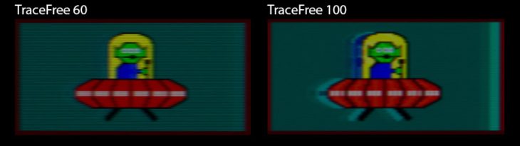 Vergleich zwischen TraceFree 60 und TraceFree 100