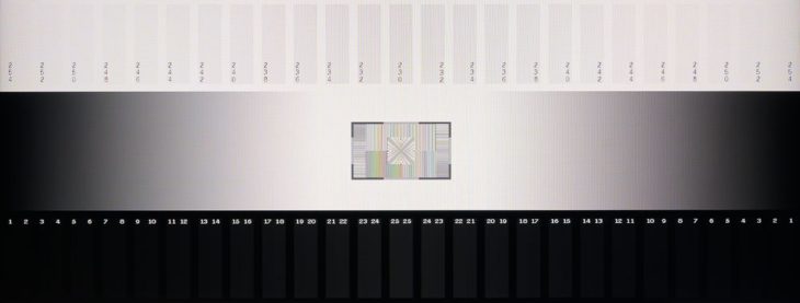 Graustufendarstellung des IPS-Panels