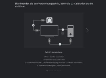 Kalibrierungstutorial: Vorbereitung