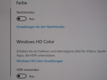 Textwiedergabe bei nativer Auflösung