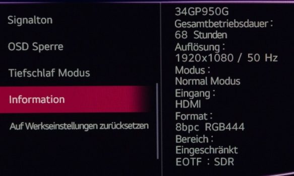 50-Hz-Betrieb