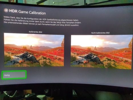 Xbox "HDR Game Calibration"
