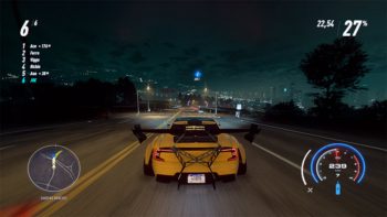 Spielszene aus dem Rennspiel Need for Speed Heat