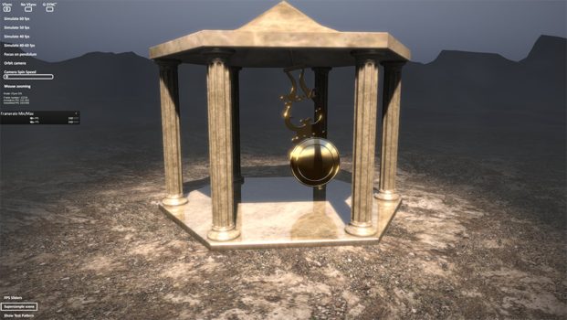 Tearing-Test mit NVIDIA G-Sync Pendulum Demo