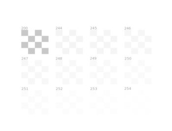 Test der Weißstufendarstellung des VA-Panels
