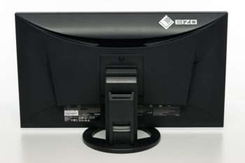 EIZO EV2781 Ansicht hinten in der niedrigsten Stellung