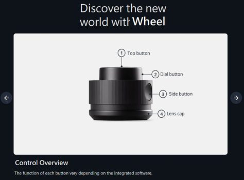 Überblick über die Kontrollmöglichkeiten des ColorPro Wheel (Screenshot: ViewSonic-Handbuch)