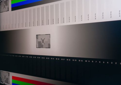 Seitliche Ansicht der Graustufendarstellung