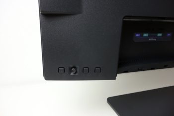 Bedientasten auf der Displaygehäuserückseite
