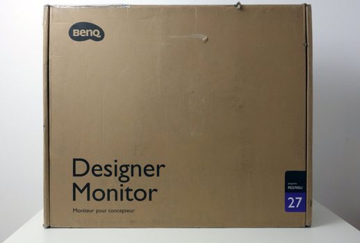 Verpackung des BenQ PD2705U