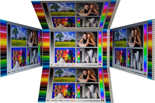 Horizontale und vertikale Blickwinkel vom IPS-Panel des BenQ PD2506Q