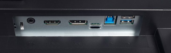 Spärliche Anschlussauswahl des Iiyama GB2790QSU-B1