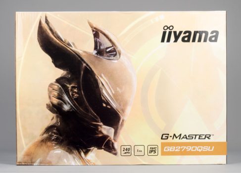 Martialischer Hochglanz-Karton des iiyama GB2790QSU-B1
