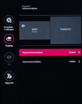 Seitenverhältnisse der Quellen