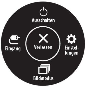 OSD: Schnellmenü (Quelle: LG-Handbuch)