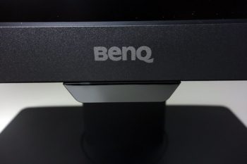 BenQ-Schriftzug auf der Monitorvorderseite