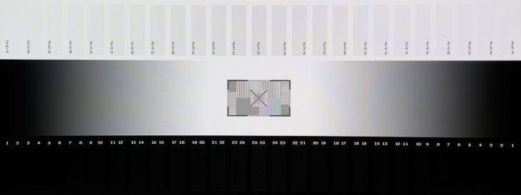 Graustufendarstellung vom VA-Panel des iiyama XCB3494WQSN-B5