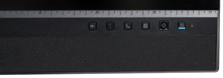 Bedienungstasten auf dem Monitorrahmen