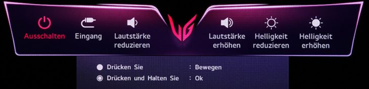 Funktionsumfang bei Betätigung des Powerbuttons