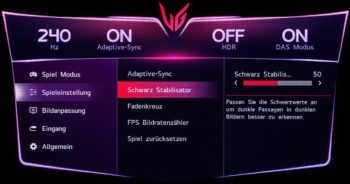 OSD Schwarzstabilisator: Für die optimale Darstellung dunkler Tonwerte