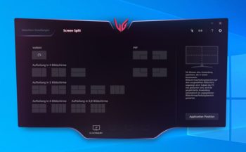 OSC: Splitscreen-Optionen