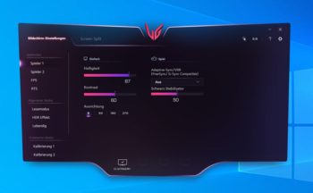 OSC: Sehr reduzierte Auswahl des Setups