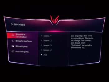 OSD: „OLED-Pflege“