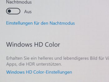 Textwiedergabe bei nativer Auflösung